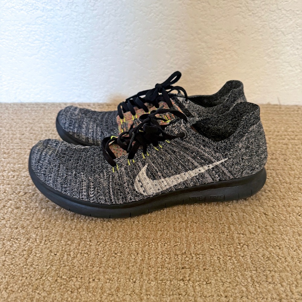 Nike Free RN Flyknit Running Shoes Size 8.5